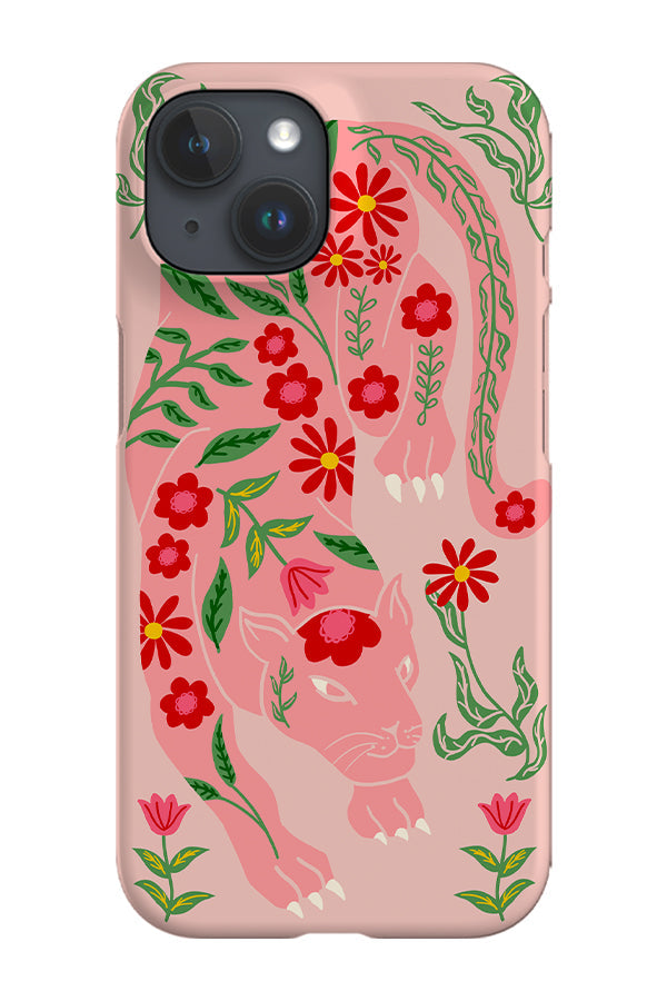 RoyalCovers.uk - Floral Panther Phone Case (Pink)