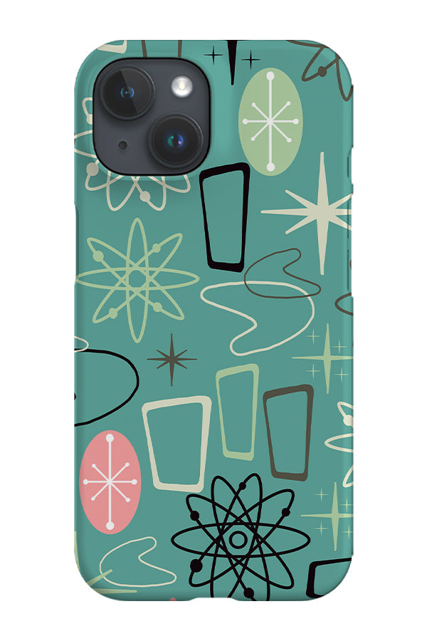 RoyalCovers.uk - Mid Century Pattern Phone Case (Turquoise)