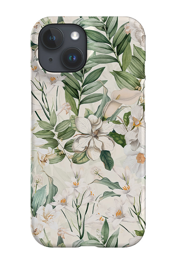 RoyalCovers.uk - Victorian Magnolia and Palms By Uta Naumann Phone Case (White)