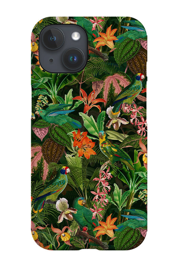 RoyalCovers.uk - Tropical Vintage Exotic Parakeets By Uta Naumann Phone Case (Green)