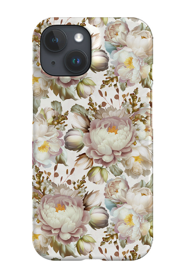 RoyalCovers.uk - Antique Spring Peonies By Uta Naumann Phone Case (White)