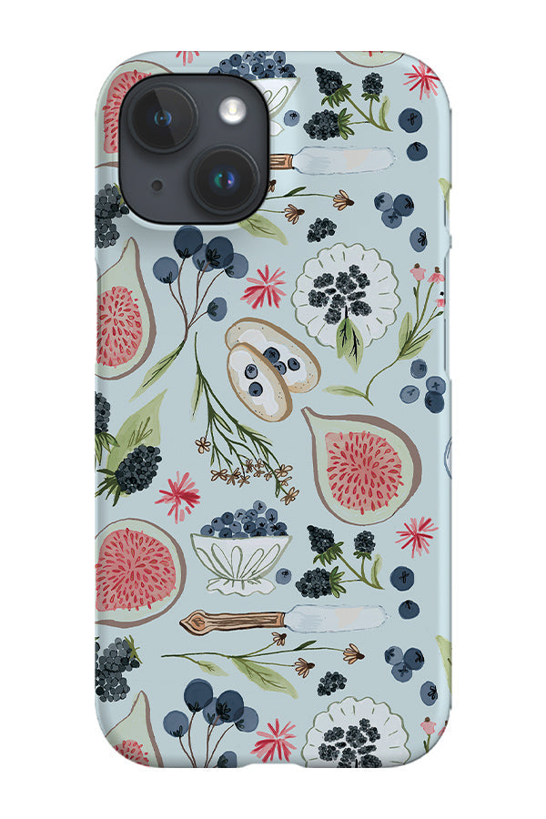 RoyalCovers.uk - Blueberry Breakfast by Becca Story Smith Phone Case (Blue)