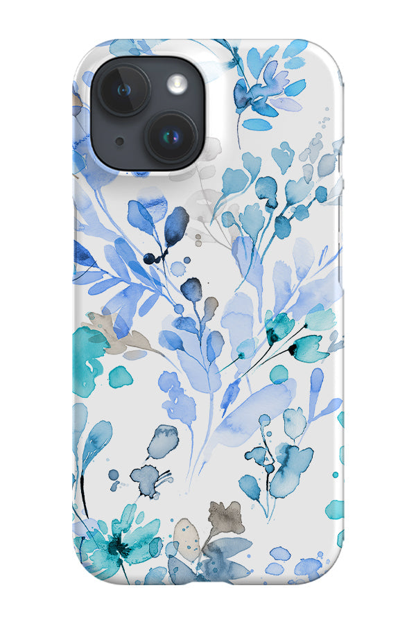 RoyalCovers.uk - Minimal Wild Plants By Ninola Design Phone Case (Blue)