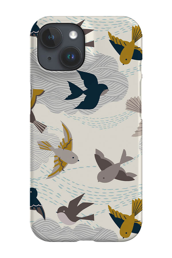 RoyalCovers.uk - Modern Birds by Cecilia Mok Phone Case (Grey)