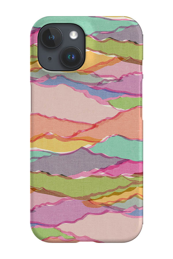 RoyalCovers.uk - Mountain Colours by Cecilia Mok Phone Case (Rainbow)