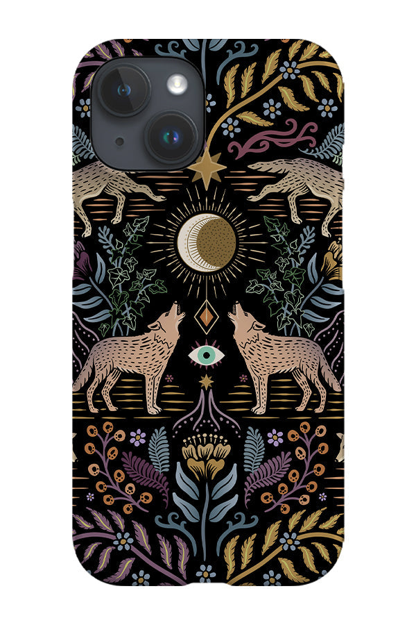 RoyalCovers.uk - Mystical Grey Wolves by Misentangledvision Phone Case (Black)