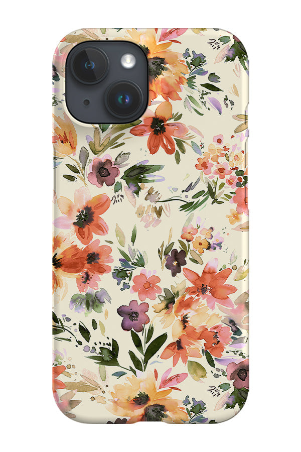RoyalCovers.uk - Painterly Tropical Flowers By Ninola Design Phone Case (Beige)