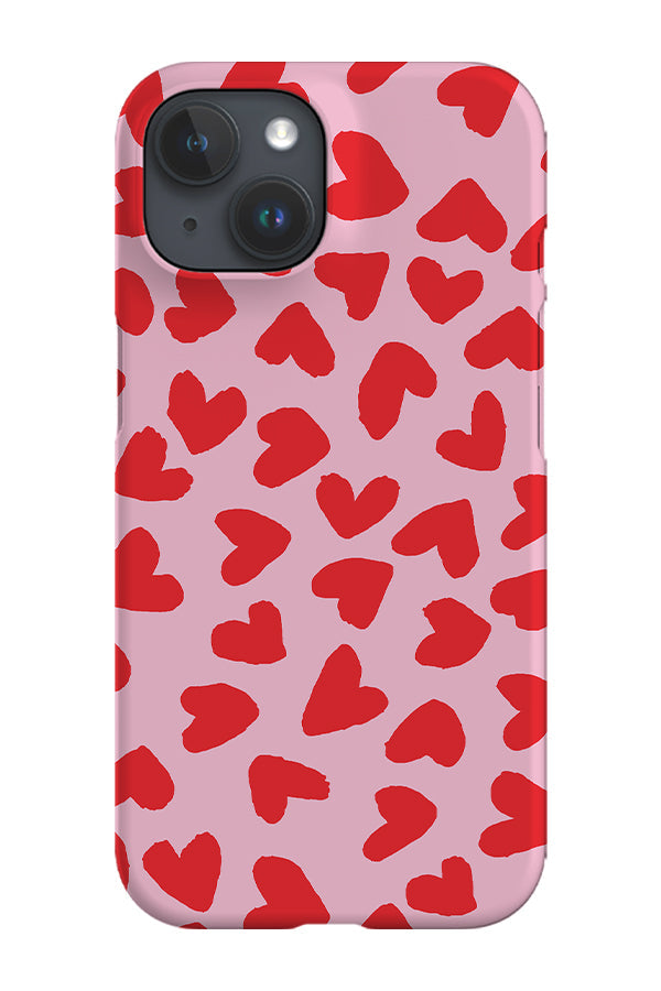 RoyalCovers.uk - Big Hearts Phone Case (Pink & Red)