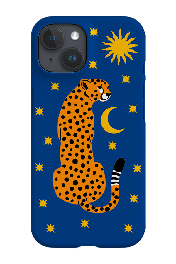RoyalCovers.uk - Cheetah Star Moon Sun Phone Case (Blue)