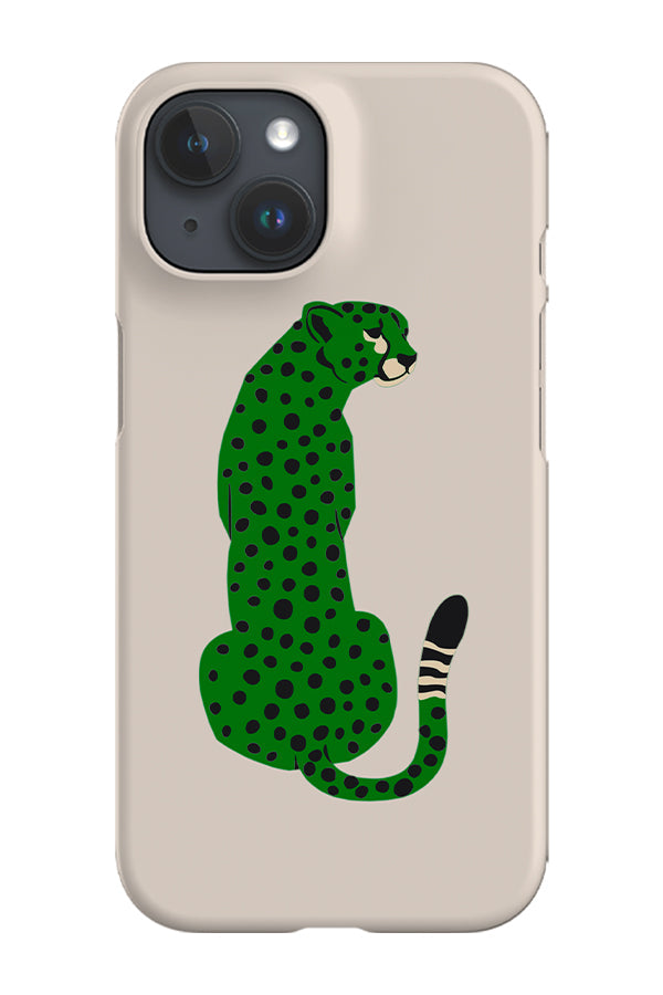RoyalCovers.uk - Minimalist Cheetah Phone Case (Beige Green)
