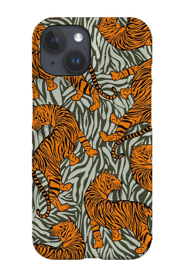 RoyalCovers.uk - Tiger Skin Print Phone Case (Khaki)