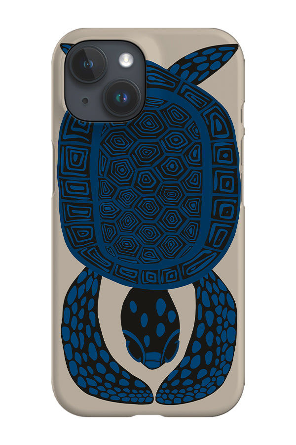 RoyalCovers.uk - Turtle Placement Phone Case (Off White Blue)