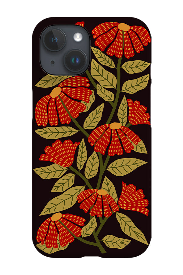 RoyalCovers.uk - Florals Phone Case (Black)