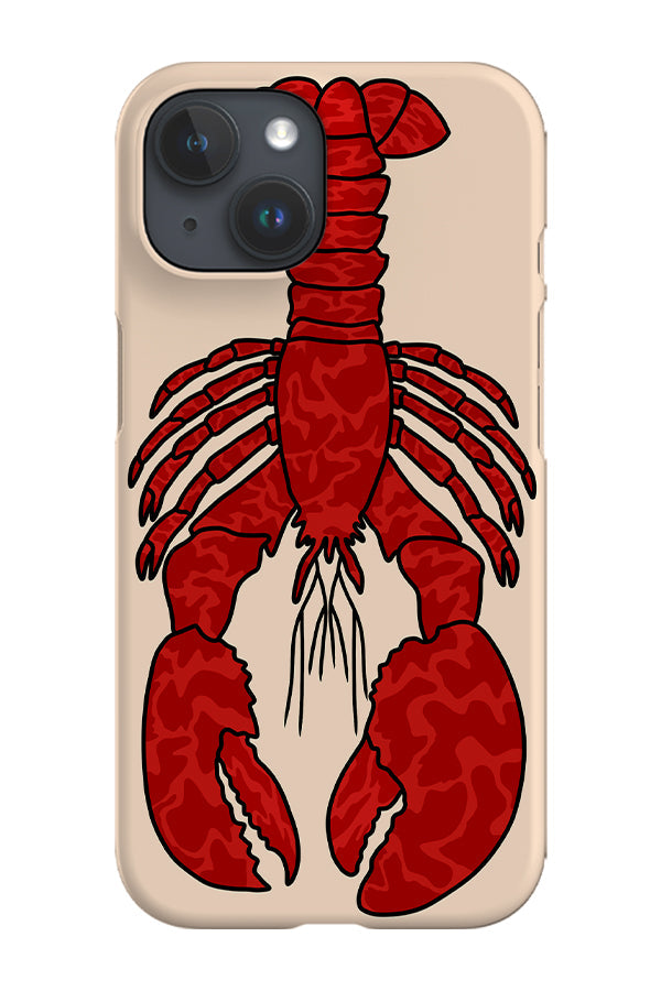 RoyalCovers.uk - Lobster Phone Case (Red Cream)