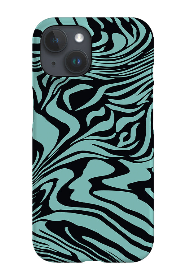 RoyalCovers.uk - Marbled Tiger Print Phone Case (Mint)