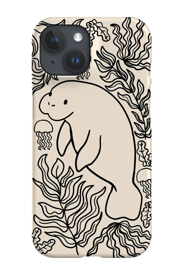 RoyalCovers.uk - Manatee Phone Case (Cream)