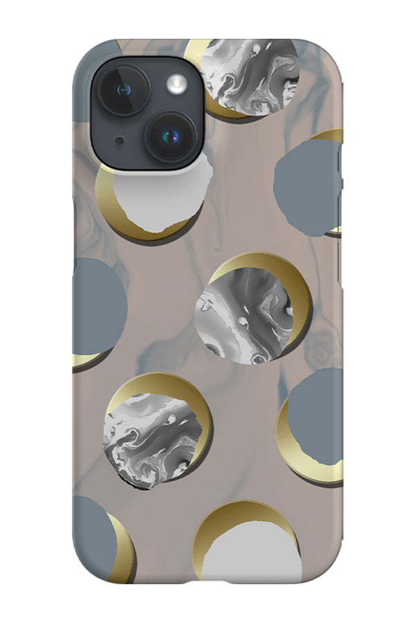 RoyalCovers.uk - Marbling Moon Phone Case (Grey White)