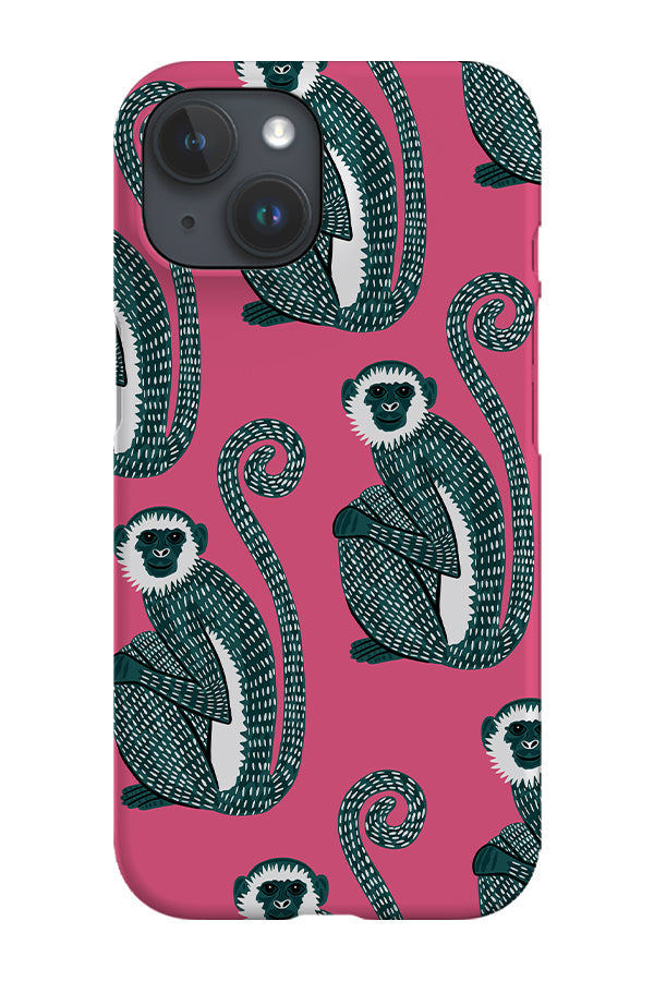 RoyalCovers.uk - Monkey Scatter Phone Case (Pink)
