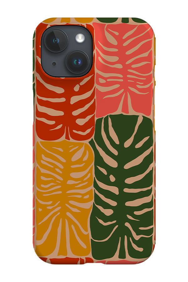 RoyalCovers.uk - Monstera Repeat Phone Case (Multicolour)