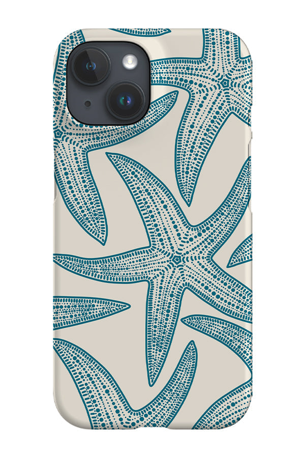 RoyalCovers.uk - Oversized Starfish Phone Case (Beige Blue)