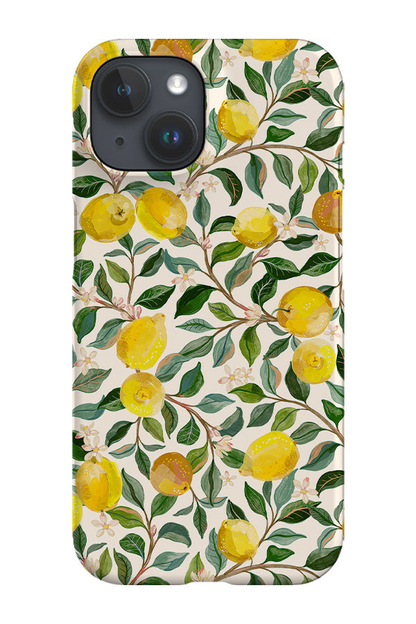 RoyalCovers.uk - Luscious Lemons By Rebecca Elfast Phone Case (Beige)
