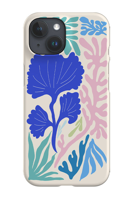 RoyalCovers.uk - Abstract Coral Reef Phone Case (Pastel Blue)