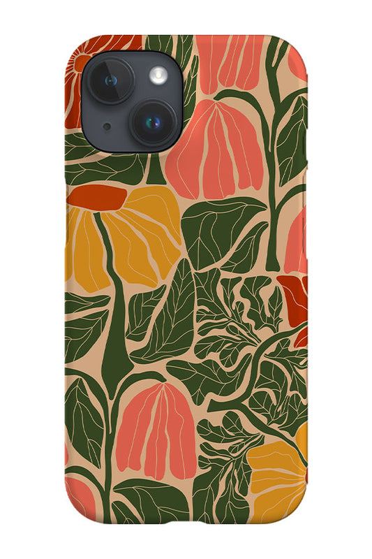 RoyalCovers.uk - Abstract Flower Pattern Phone Case (Multicolour)