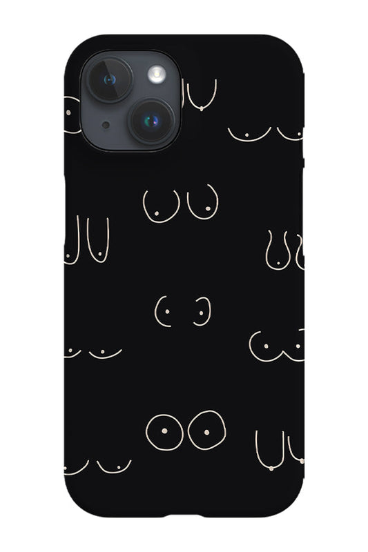RoyalCovers.uk - Boob Print Phone Case (Black)