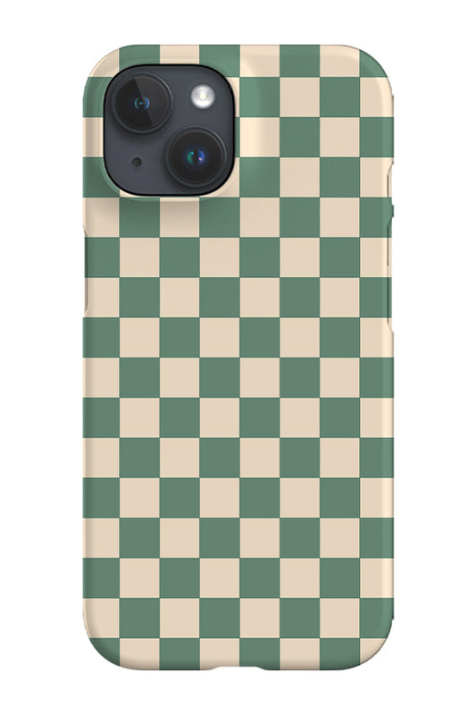 RoyalCovers.uk - Checkered Phone Case (Green Beige)