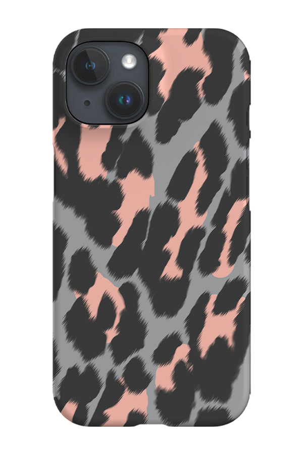 RoyalCovers.uk - Classic Leopard Print Phone Case (Grey Pink)