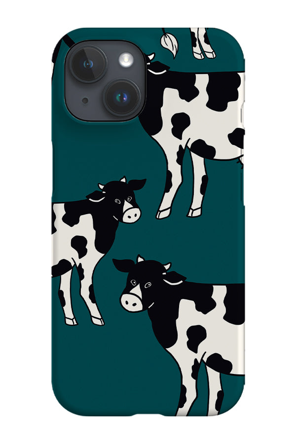 RoyalCovers.uk - Cow Animal Phone Case (Teal)