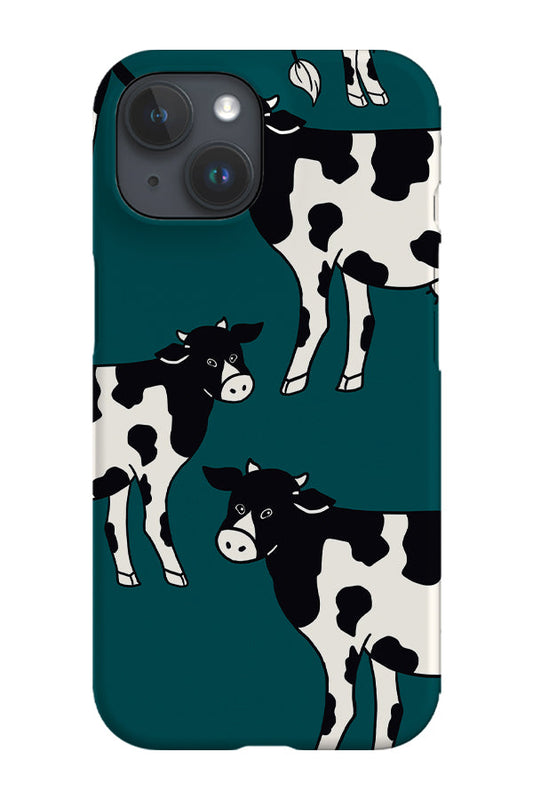 RoyalCovers.uk - Cow Animal Phone Case (Teal)