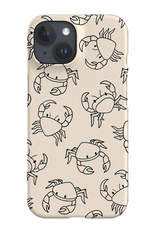 RoyalCovers.uk - Crab Scatter Phone Case (Cream)