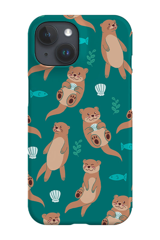 RoyalCovers.uk - Cute Sea Otter Phone Case (Teal Green)