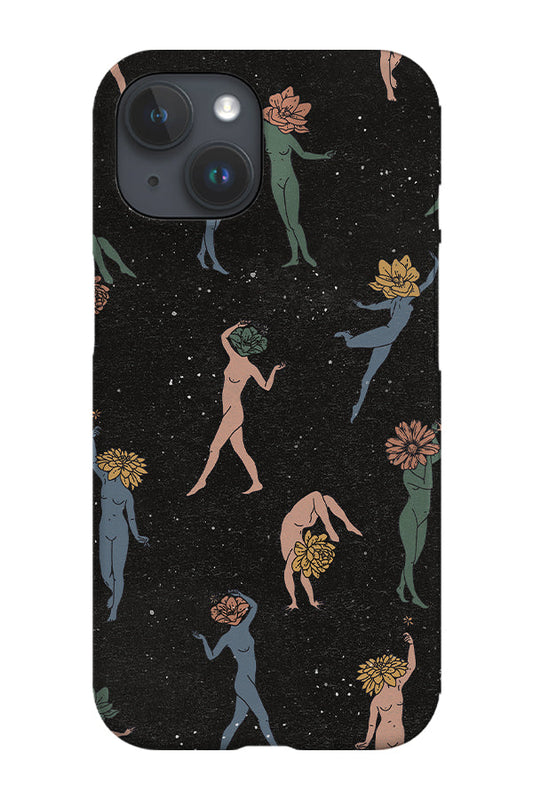RoyalCovers.uk - Dancing Flowers Pattern Phone Case (Black)
