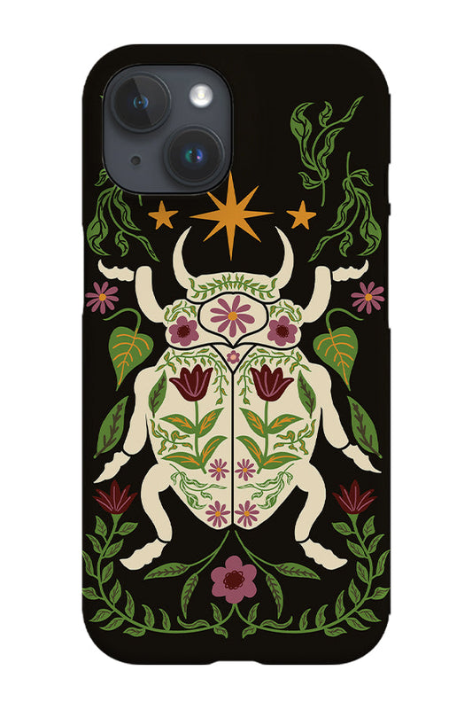 RoyalCovers.uk - Floral Beetle Phone Case (Black)