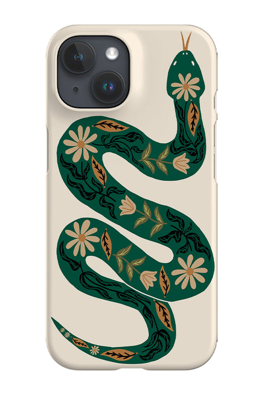 RoyalCovers.uk - Floral Snake Phone Case (Green)