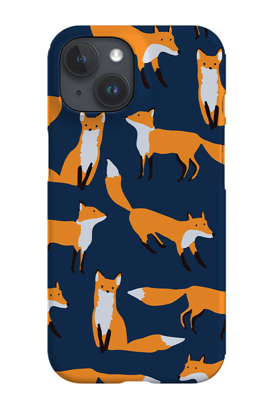 RoyalCovers.uk - Foxes Phone Case (Navy Blue)