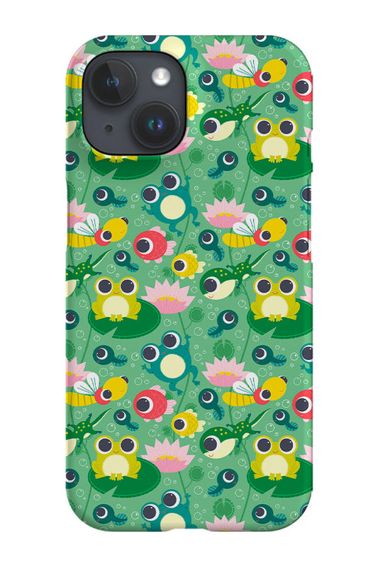 RoyalCovers.uk - Lake Animals by Angela Sbandelli Phone Case (Green)