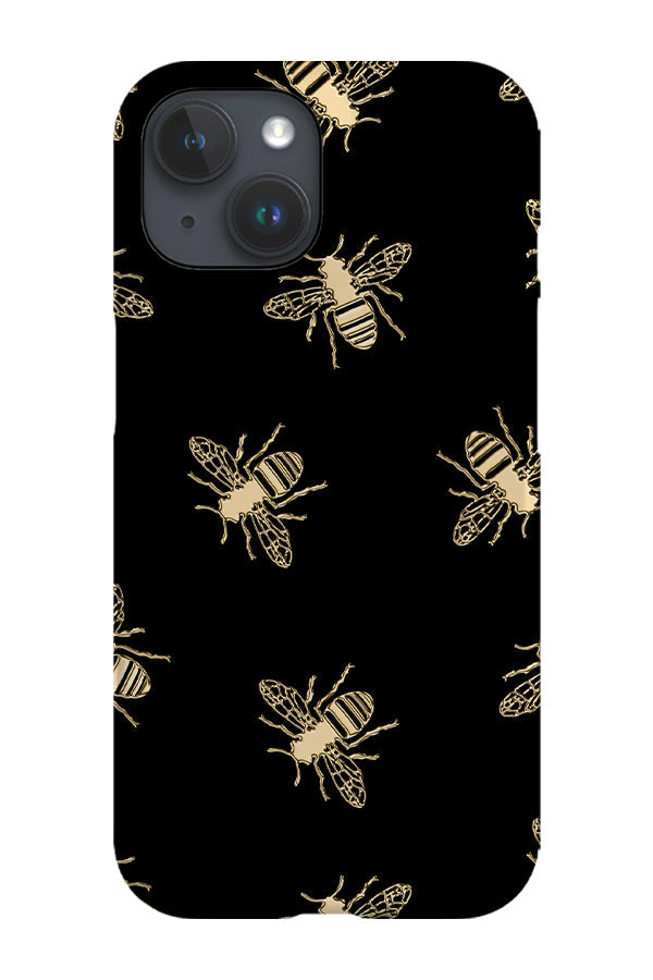RoyalCovers.uk - Bees Lux Phone Case (Black & Gold)