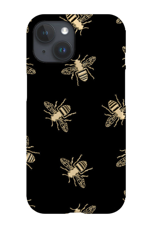 RoyalCovers.uk - Bees Lux Phone Case (Black & Gold)
