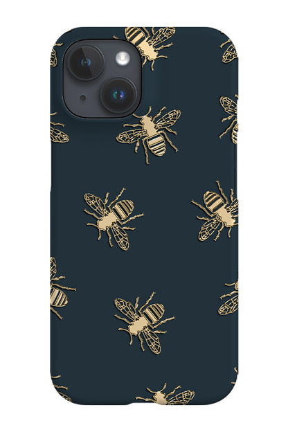RoyalCovers.uk - Bees Lux Phone Case (Green & Gold)