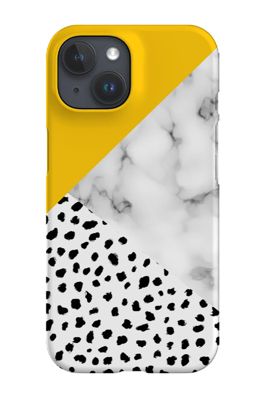RoyalCovers.uk - Marble & Dalmatian Phone Case (Yellow)