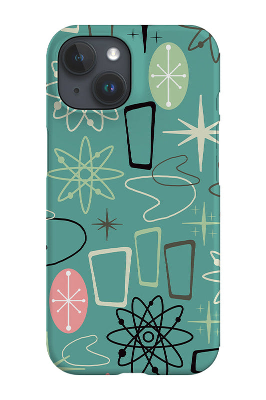 RoyalCovers.uk - Mid Century Pattern Phone Case (Turquoise)