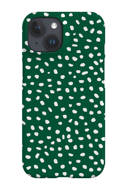 RoyalCovers.uk - Polka Dots Mini Memphis Phone Case (Green)