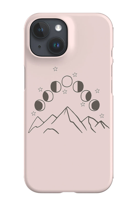 RoyalCovers.uk - Minimalist Mountain Range Phone Case (Pink)