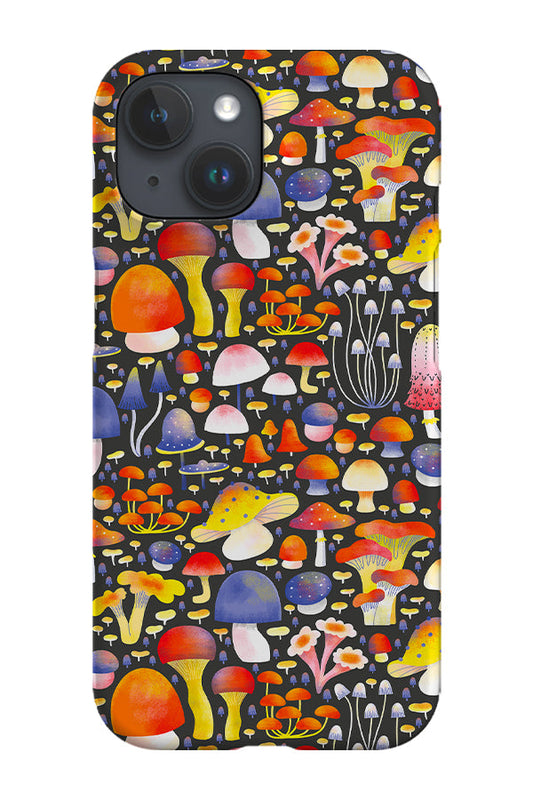 RoyalCovers.uk - Mushrooms by Angela Sbandelli Phone Case (Grey)