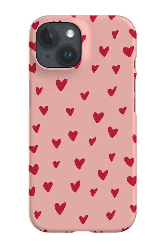 RoyalCovers.uk - Hearts Phone Case (Pink & Red)