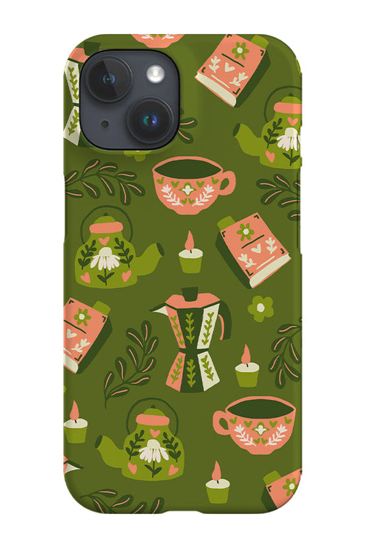 RoyalCovers.uk - Scandinavian Hygge Scatter Phone Case (Green)