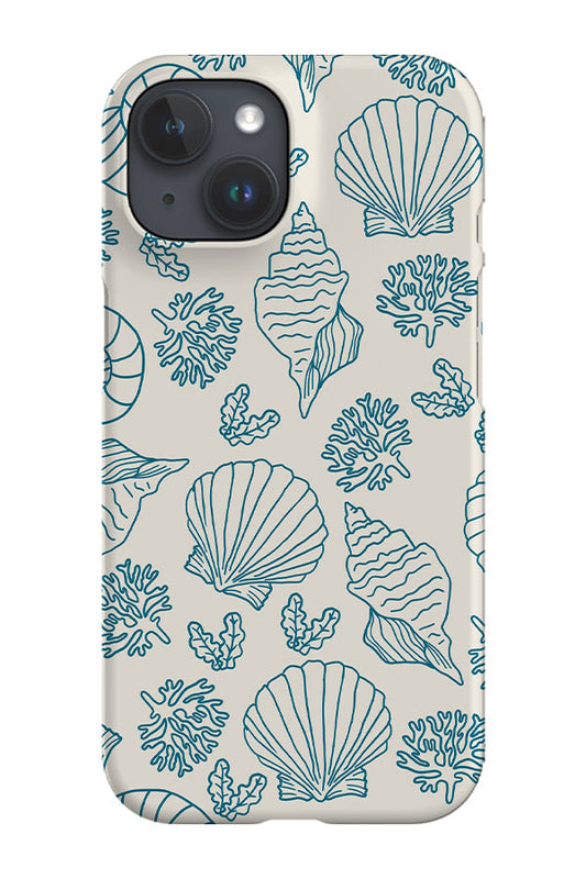 RoyalCovers.uk - Seashell Coral Reef Phone Case (Beige Blue)